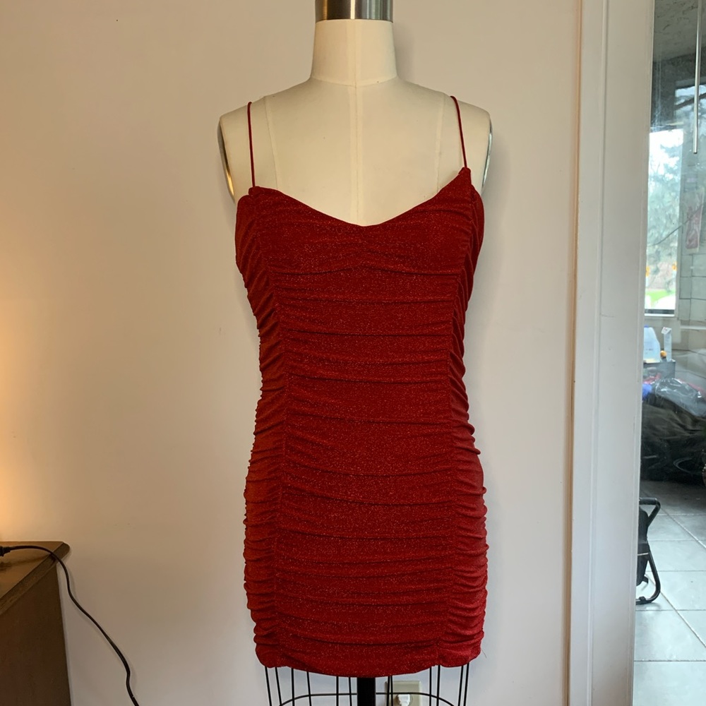 BNWT XL red party dress